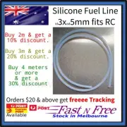 Silicone Fuel Tube Silicone Fuel Line 0.3x0.5cm for RC Models by the meter