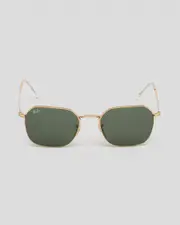 [Ray-Ban] Ray-Ban Men's 0Rb3694 Jim Sunglasses in Arista W/Green One Size Arista W/Green