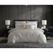 Davinci Emerson Ivory Quilt Cover Set-Queen