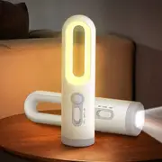 Motion Sensor LED Night Light Rechargeable Flashlight Emergency Camping Lights