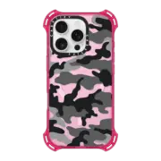 iPhone 16 Pro Bounce Case MagSafe Compatible Camo Over - Black