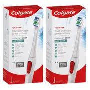 Colgate Pro Clinical 250R Deep Clean Rechargeable Toothbrush 2 Pack