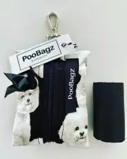 Bichon Frise Dog Poo Bag Holder - Handmade