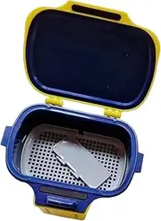 Amagogo Hanging Fishing Lure Case Tackle Box Fishing Supplies Lightweight Red Worm Box Storage Container for Jigs, Hooks, Beads,