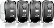[Uniden] App Cam Solo X2K - 100% Wirefree 2K Super HD Spotlight Camera in 1 – Quad Pack