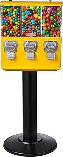 Commercial Gumball & Candy Vending Machine with Stand - 25 Cent Coin Operated, Includes Keys - for Outdoor, Amusement Parks, Game Stores