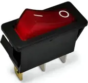 Rocker Switch Lighted On Off 120927-24 For 120 V Electric Fireplaces FMI Desa