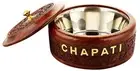 Handmade Wooden Casserole Hot Pot Tortilla Bread Chapati Box Serve Casserole