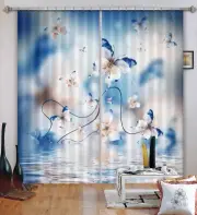 3D Butterfly 688 Blockout Photo Curtain Print Curtains Drapes Fabric Window AU