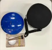Valentine's special Steel tongue drum 12", blue color, with mallets and soft bag