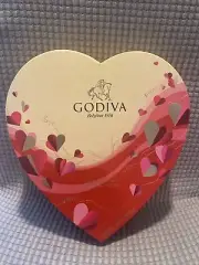 Godiva Chocolatier Chocolate Heart Valentine’s Gift Box - 14 Piece Assorted Milk