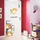 【橘果設計】可愛卡通貓咪 貓咪壁貼 浴室門壁貼 卡通壁貼 客廳牆貼 動物壁貼 房間壁貼 門貼 壁貼 牆貼 DIY牆貼