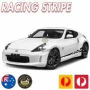 GT3 Race Stripe Sticker Kit For Nissan 350 370 Z Rear Side Decal Checkered Flag