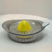 New Unopened Ikea Spritta Citrus Juicer Squeezer Clear/Yellow Stainless Steel120