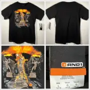 VINTAGE 2000 Y2K AND1 Legends Basketball T Shirt Boys Kids Sz L(14-16)