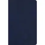 KJV SINGLE-COLUMN COMPACT BIBLE, NAVY LEATHERTOUCH