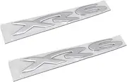 2Pcs Rear Boot Side Skirt Badge Replacement for Ford XR6 Badge BA BF FG Size 213mm Long x 23mm High