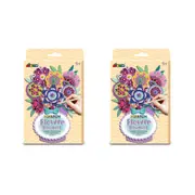 2x Avenir Scratch Flower Bouquet Creative Art/Craft Kids/Children Activity 5y+
