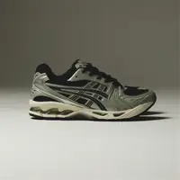 在飛比找PChome24h購物優惠-ASICS 慢跑鞋 GEL-KAYANO 14 黑銀 金屬 