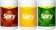 Spry Natural Gum, 3 Flavor Variety Pack, Natural Xylitol Chewing Gum, 550 count (Cinnamon, Fresh Fruit & Spearmint)