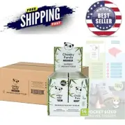Bamboo Travel Tissues Bulk 56 Packs Plastic Free Pocket Soft Hypoallergenic