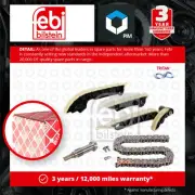 Timing Chain Kit fits MERCEDES E350D 2.9D 2018 on OM656.929 0009935300 Febi New
