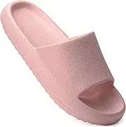 [Happy Lily] Cloud Slides for Women, Slippers for Men, Womens Sandals, Pillow Slides Shower Shoes House Slippers Beach Sandals Casual Summer