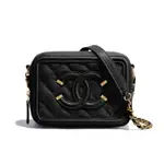 二手 CHANEL CC FILIGREE VANITY CASE MINI WOC