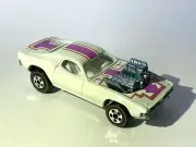 CUSTOM MADE RACE WHITE Mattel Hot Wheels- Rodger Dodger REDLINE