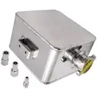 Universal 2.5L Aluminium Water Coolant Header Overflow Expansion Tank Can W/ Cap