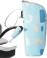 Outdoor Insulated Mug Bag, Outdoor Adventures Insulated Tote, Travel Baby Bottle Holder Tote Stroller Clutch Holder Bag for Childcare Centers