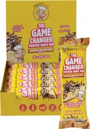 MACRO MIKE The Game Changer Protein Bar Cheezecake Choc Peanut 45g (Pack of 12)