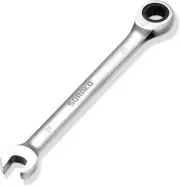 21mm Ratcheting Combination Wrench, Chrome Vanadium Steel Gear Wrench, Industria