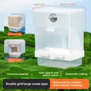 Automatic Chicken Bird Feeder Poultry Feeding Food Manger Splashproof Storage