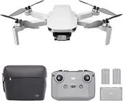 DJI Mini 2 Fly More Combo – Ultralight Foldable Drone, 3-Axis Gimbal with 4K Camera, 12MP Photos, 31 Mins Flight Time, OcuSync 2.0 10km HD Video Transmission, QuickShots, Grey