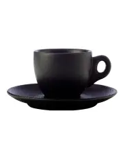 [Maxwell & Williams] Caviar Demi Cup & Saucer 100ml in Black