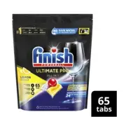 FINISH PK65 ULTIMATE PRO ALL IN 1 POWERBALL DISHWASHING TABLETS LEMON SPARKLE