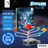 在飛比找蝦皮購物優惠-太陽係八大行星模型旋轉投影宇宙九大行星仿真天文科學敎具天體儀