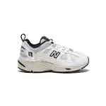 【NEW BALANCE】NB 878 中童 寬楦 白黑色 復古 彈力帶 小朋友 運動 休閒鞋 PV878ST1