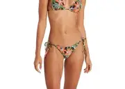 Volcom Dot L49741 Womens Black the Island Skimpy Bottoms Size Small
