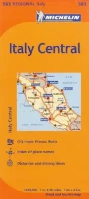 Michelin Italy: Central Map 563 (Maps/Regional (Michelin)) [Sheet map, folded]