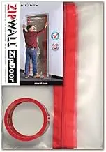 ZipWall ZipDoor Standard Door Kit for Dust Containment, ZDS,White,3' X 7'