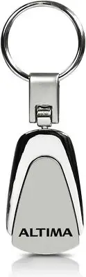 Nissan Altima Chrome Teardrop Key Chain Fob