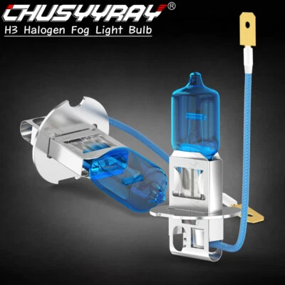 For Subaru Legacy 2005-2006 2007 H3 Halogen Fog Light Bulbs 55W 3000LM White (for: Subaru)