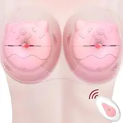 Nipple Vibrator Womens Sex Toys - Vibrating Nipple Clamps Sexual Pleasure Tools for Women, with 10 Vibration Modes Sex Machine, BDSM Mini Adjustable Female Couple Adult Sex Toys & Games
