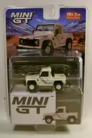 LAND ROVER DEFENDER 90 PICKUP TRUCK WHITE MIJO MINI GT DIECAST 2022
