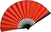 [Generic] Handheld Folding Fans,Hand Held Chinese Folding Fan - Retro Foldable Props Chinese Style Decor for Party, Performance, Dance