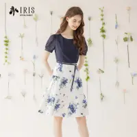 在飛比找momo購物網優惠-【IRIS 艾莉詩】花之圓舞曲拼接洋裝(42621)