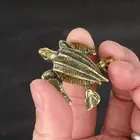 Brass Feng Shui Turtle Miniature Crafts Decor for Office Living Room Decor