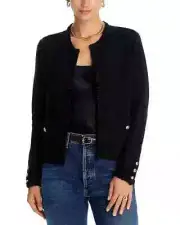 Aqua Bobble Cardigan Black L17216 Womens Size XL